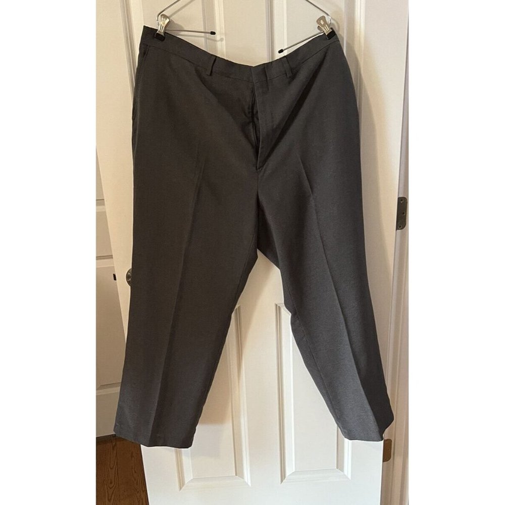 Men's Pants Hagar Size 40/30 Charcoal Gray Dacron Polyester Wool